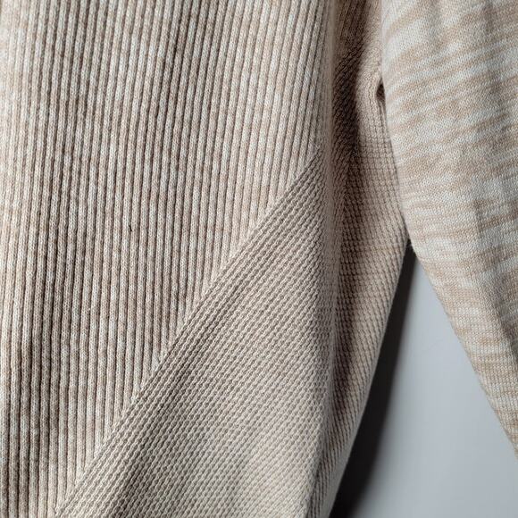 NWT Catherines Beige V-Neck Knit Sweater Women’s Plus Size 2X Soft Cotton Blend - Picture 2 of 10